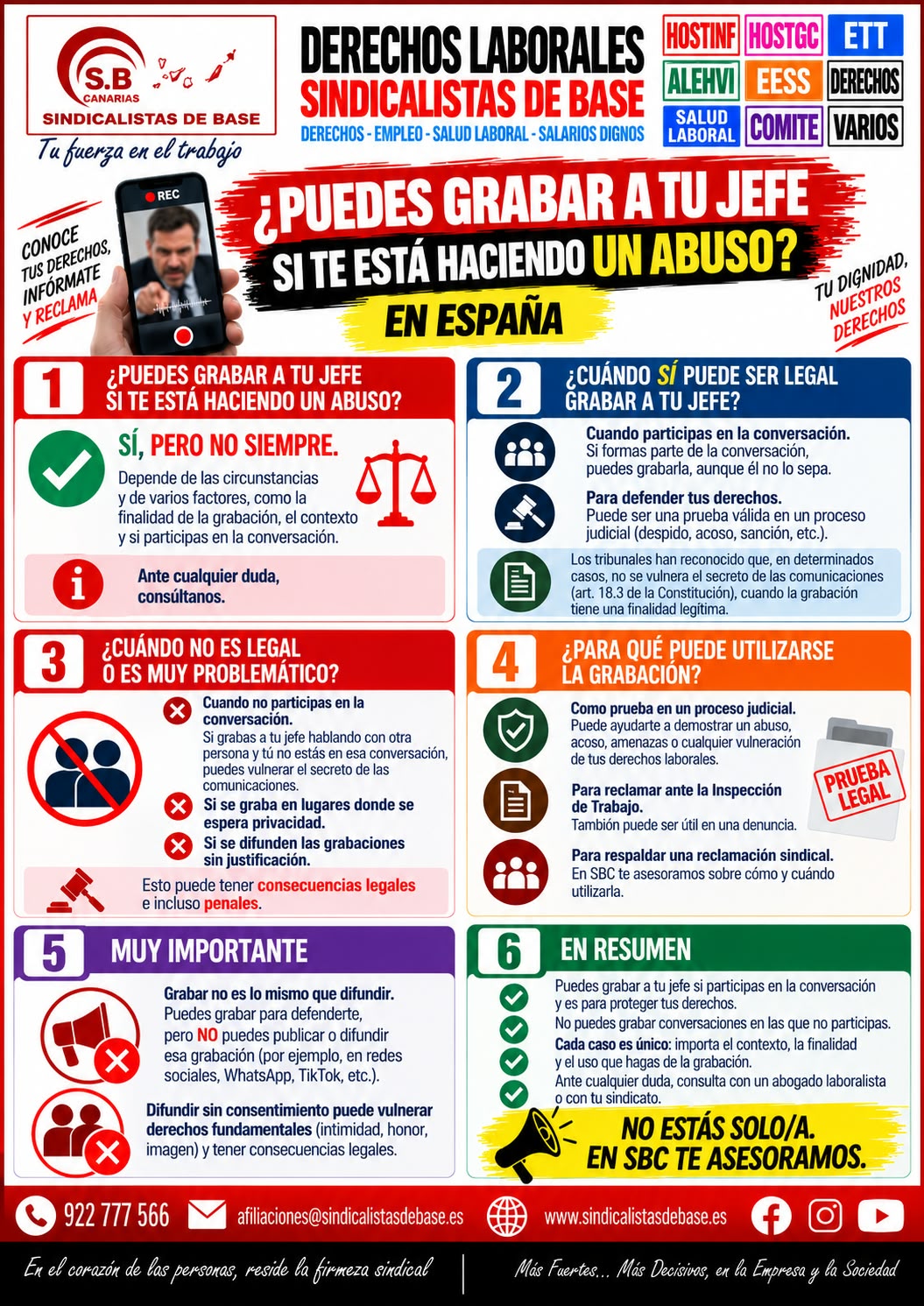¿Puedes Grabar A Tu Jefe Si Te Está Haciendo Un Abuso?